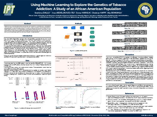 Using machine learning to explore the genetics... | Posters